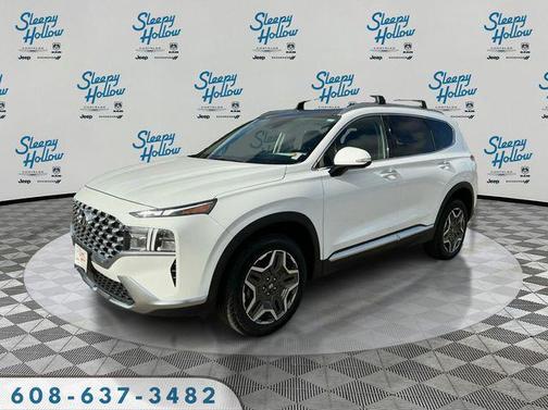 Serenity White Pearl 2023 Hyundai SANTA FE HEV SEL Premium