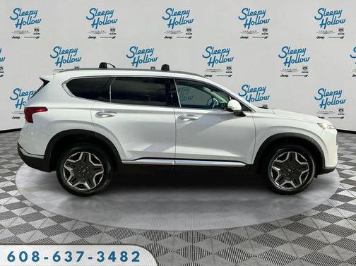 Serenity White Pearl 2023 Hyundai SANTA FE HEV SEL Premium