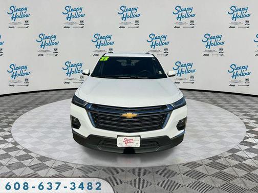 Summit White 2023 Chevrolet Traverse LT Cloth