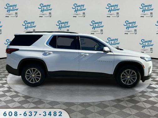 Summit White 2023 Chevrolet Traverse LT Cloth