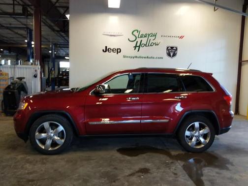 Brilliant Black Crystal Pearlcoat 2012 Jeep Grand Cherokee Overland