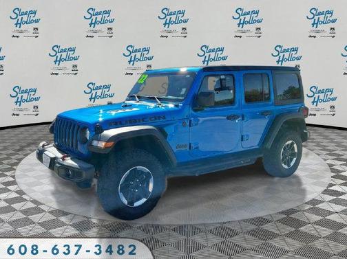 Hydro Blue Pearlcoat 2022 Jeep Wrangler Unlimited Rubicon
