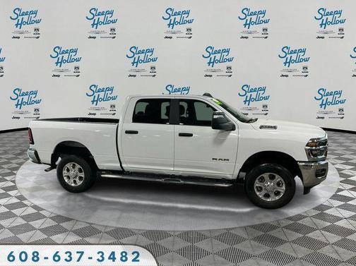 Bright White Clearcoat 2026 RAM 2500 Big Horn Crew Cab 4x4 6'4' Box