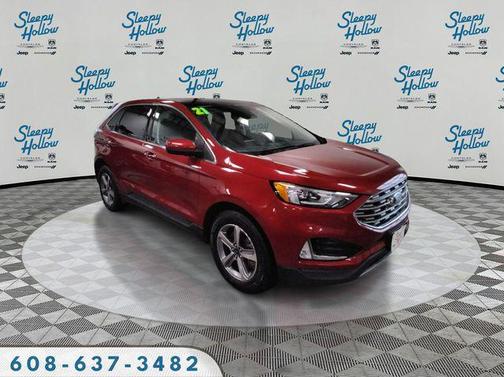 Rapid Red Metallic Tinted Clearcoat 2021 Ford Edge SEL