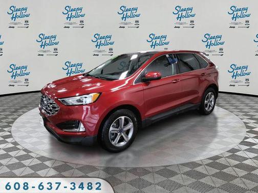 Rapid Red Metallic Tinted Clearcoat 2021 Ford Edge SEL