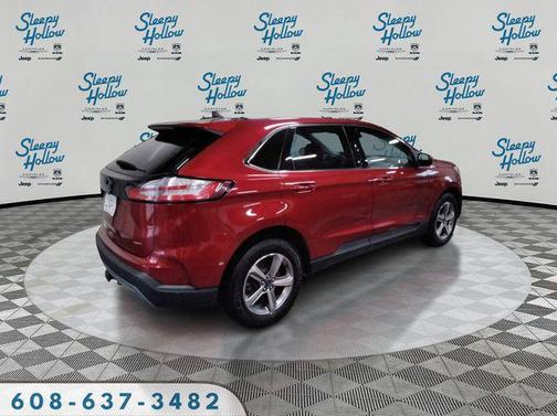 Rapid Red Metallic Tinted Clearcoat 2021 Ford Edge SEL