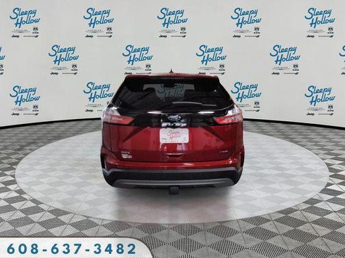 Rapid Red Metallic Tinted Clearcoat 2021 Ford Edge SEL