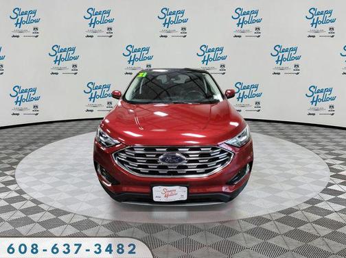 Rapid Red Metallic Tinted Clearcoat 2021 Ford Edge SEL