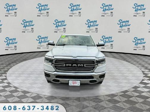 Ivory White Tri-Coat Pearlcoat 2020 RAM 1500 Laramie