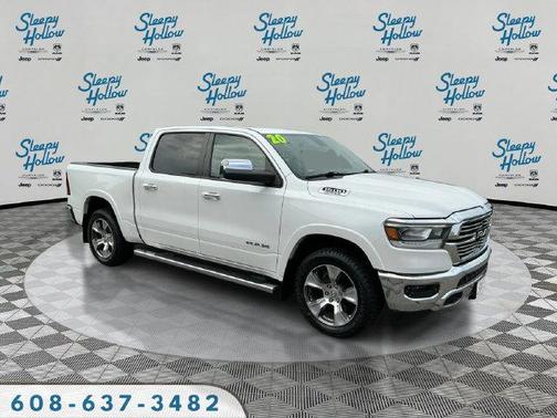 Ivory White Tri-Coat Pearlcoat 2020 RAM 1500 Laramie