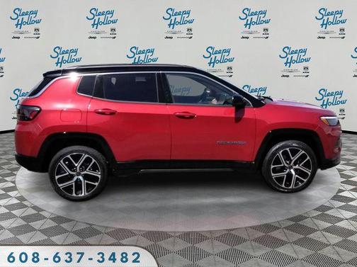 Red Hot Pearlcoat 2025 Jeep Compass Limited