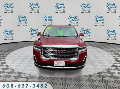 Cayenne Red Tintcoat 2022 GMC Acadia Denali