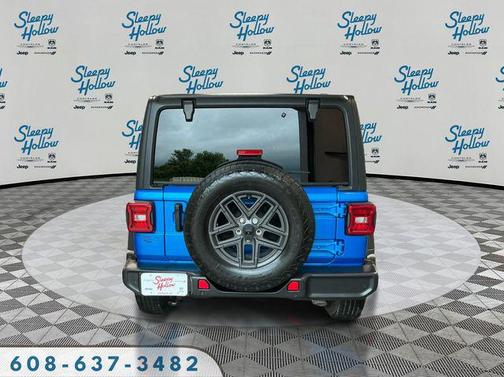 Hydro Blue Pearlcoat 2024 Jeep Wrangler Sport S