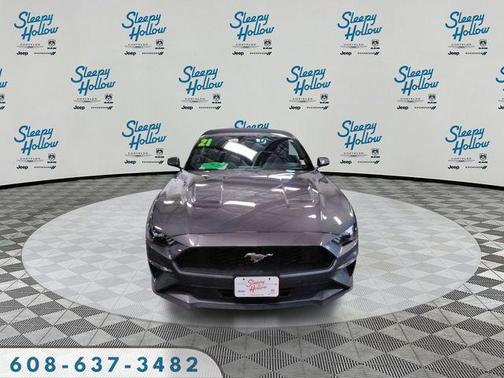 Carbonized Gray Metallic 2021 Ford Mustang EcoBoost