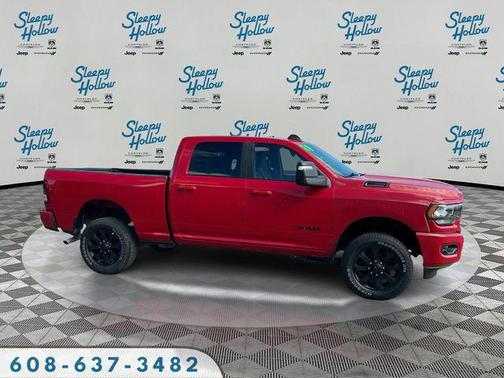 Flame Red Clearcoat 2024 RAM 2500 Big Horn Crew Cab 4x4 6'4' Box