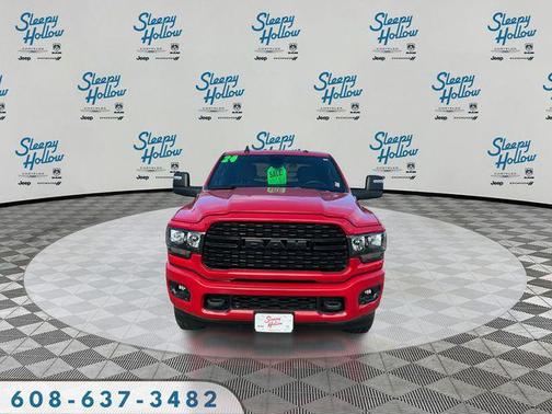 Flame Red Clearcoat 2024 RAM 2500 Big Horn Crew Cab 4x4 6'4' Box