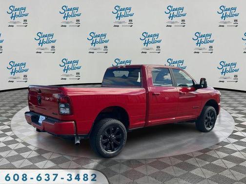 Flame Red Clearcoat 2024 RAM 2500 Big Horn Crew Cab 4x4 6'4' Box