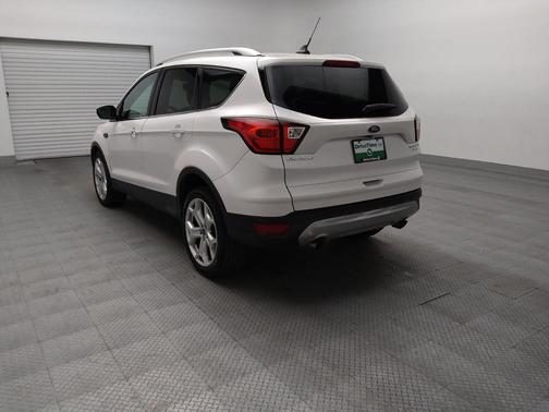 White Platinum Metallic Tri-Coat 2019 Ford Escape Titanium