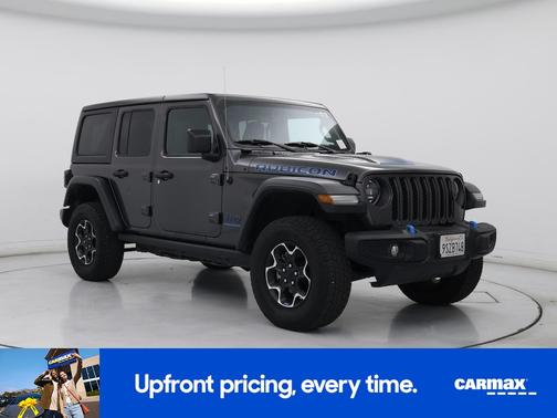 Gray 2023 Jeep Wrangler 4xe Unlimited Rubicon
