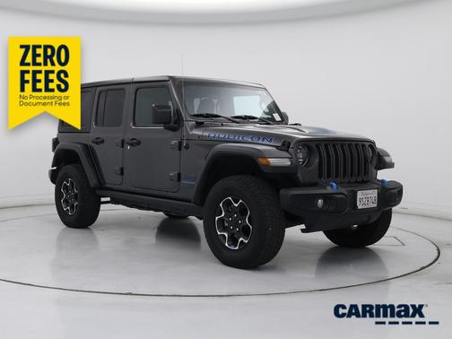 Gray 2023 Jeep Wrangler 4xe Unlimited Rubicon