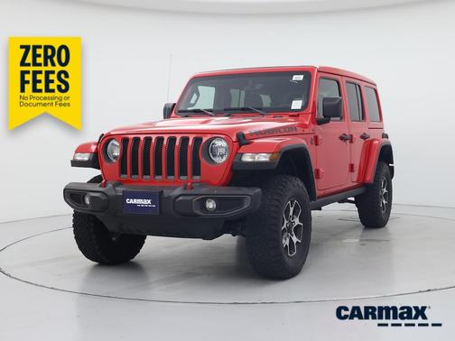 Red 2022 Jeep Wrangler Unlimited Rubicon