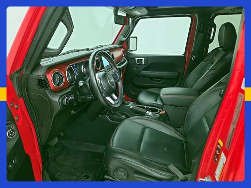 Red 2022 Jeep Wrangler Unlimited Rubicon
