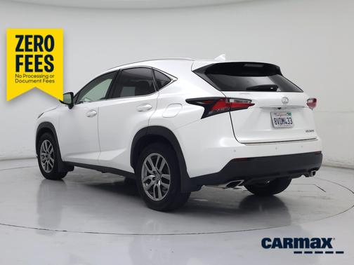 White 2015 Lexus NX 200t