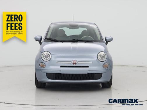 Blue 2015 FIAT 500 Pop
