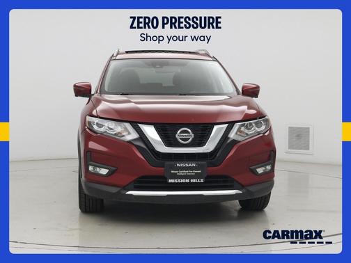 Red 2020 Nissan Rogue SL