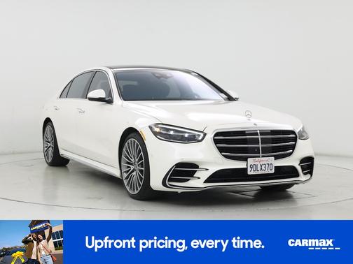 White 2022 Mercedes-Benz S-Class
