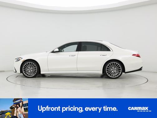 White 2022 Mercedes-Benz S-Class