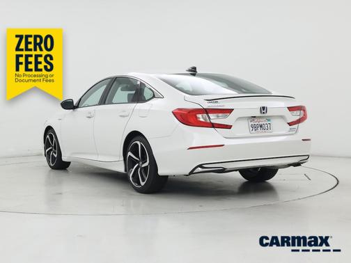White 2022 Honda Accord Hybrid Sport
