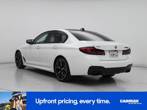 White 2021 BMW M550 I xDrive