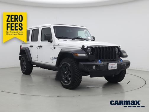 White 2023 Jeep Wrangler 4xe Willy's