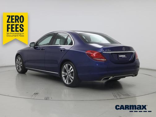 Blue 2018 Mercedes-Benz C-Class