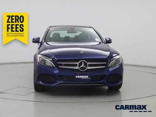 Blue 2018 Mercedes-Benz C-Class