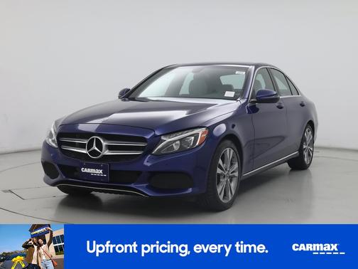 Blue 2018 Mercedes-Benz C-Class