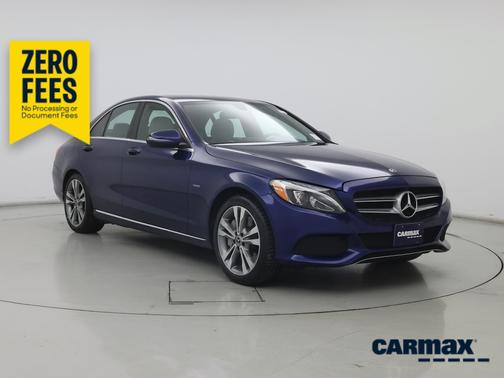 Blue 2018 Mercedes-Benz C-Class