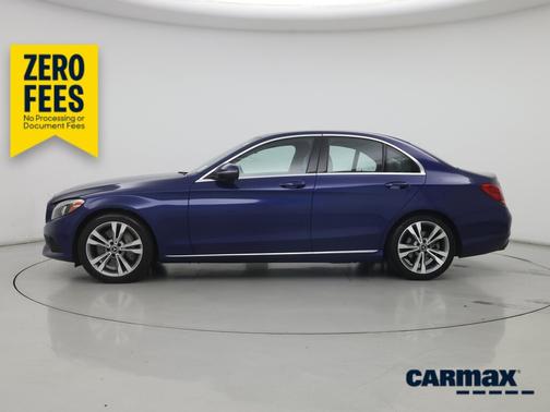 Blue 2018 Mercedes-Benz C-Class