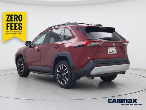 Red 2019 Toyota RAV4 Adventure