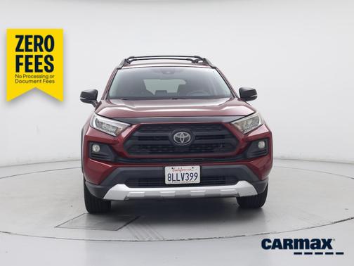 Red 2019 Toyota RAV4 Adventure