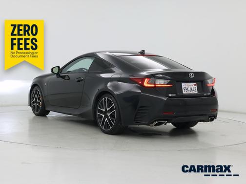 Black 2018 Lexus RC 350 F-Sport