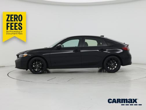 Black 2025 Honda Civic Hybrid Sport