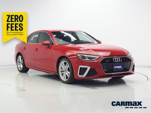 Red 2024 Audi A4 S-Line Premium Plus