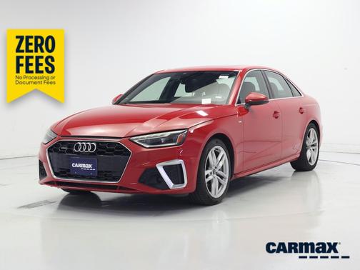 Red 2024 Audi A4 S-Line Premium Plus