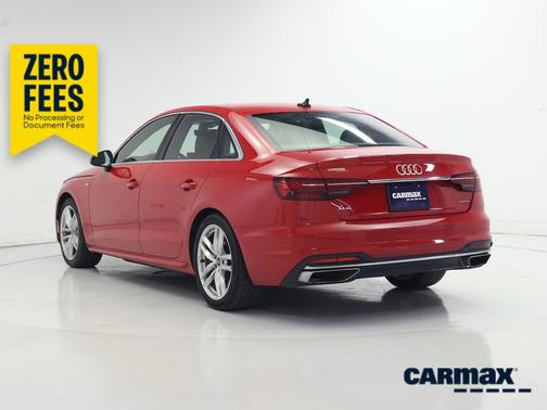 Red 2024 Audi A4 S-Line Premium Plus