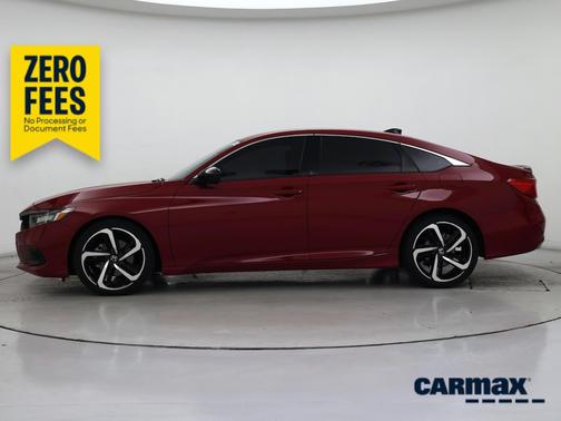 Red 2021 Honda Accord Sport