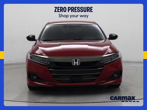 Red 2021 Honda Accord Sport