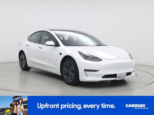 White 2021 Tesla Model 3 Standard Range Plus
