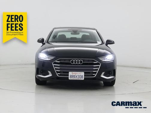Black 2020 Audi A4 Premium